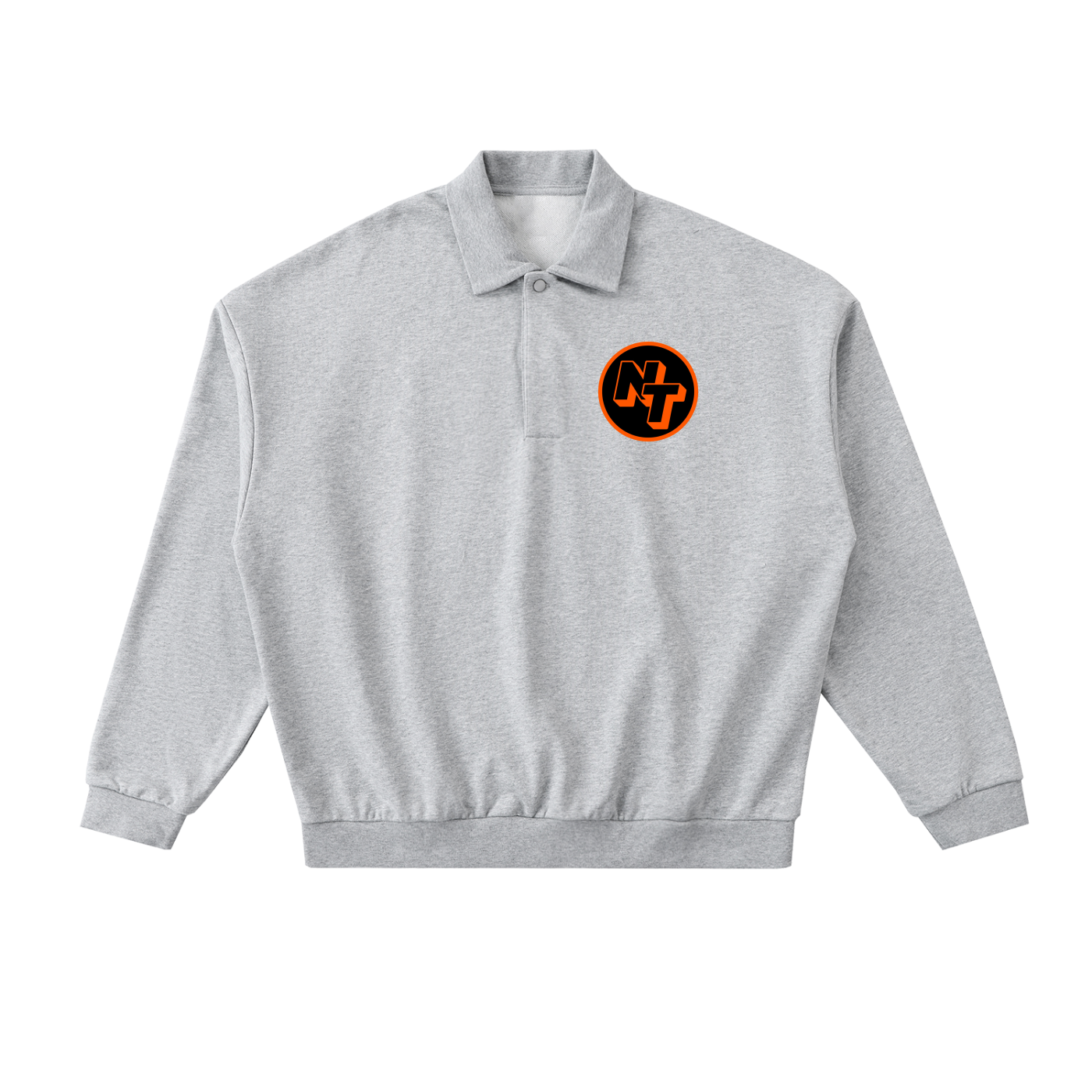 Heavyweight Fleece Polo Sweatshirt