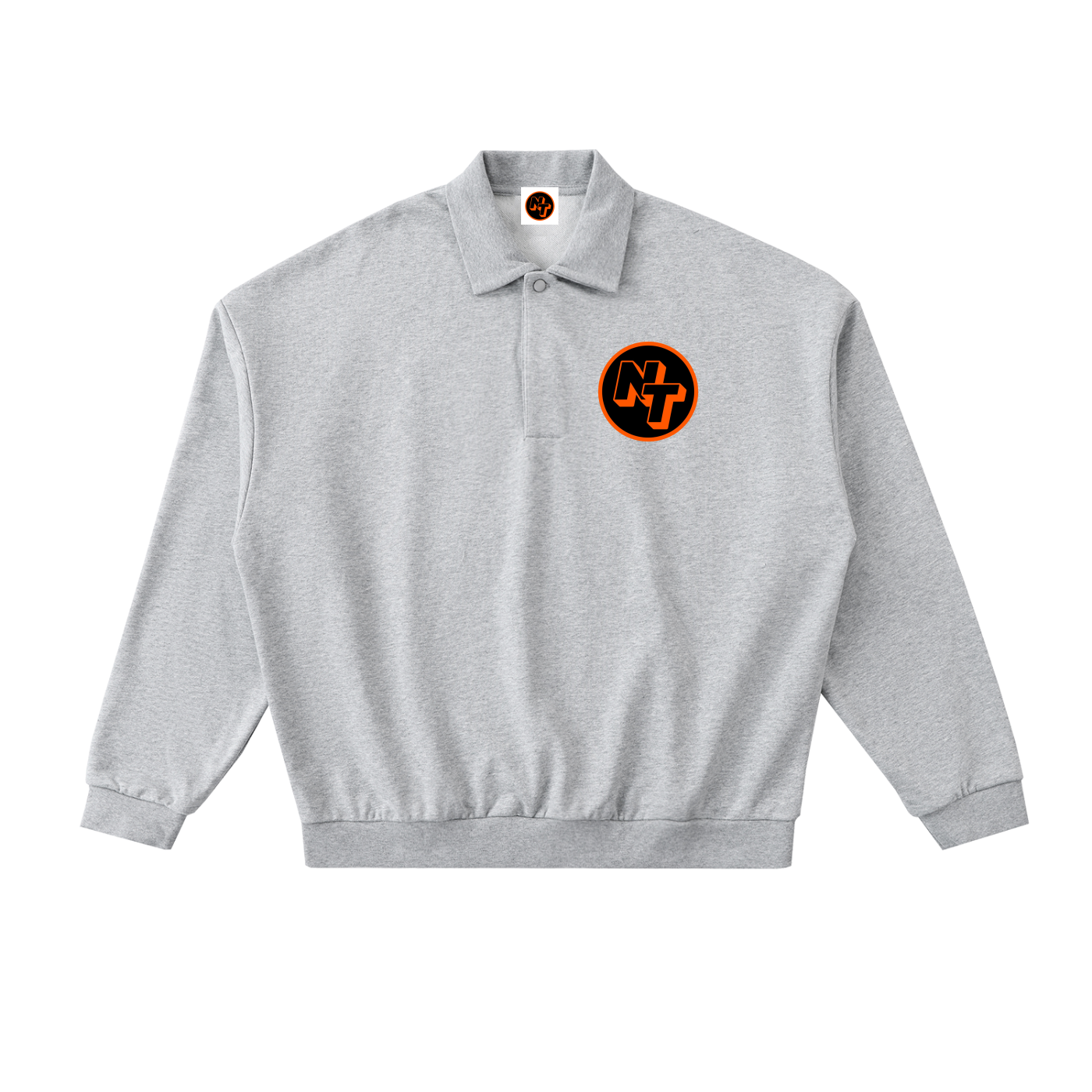 Heavyweight Fleece Polo Sweatshirt