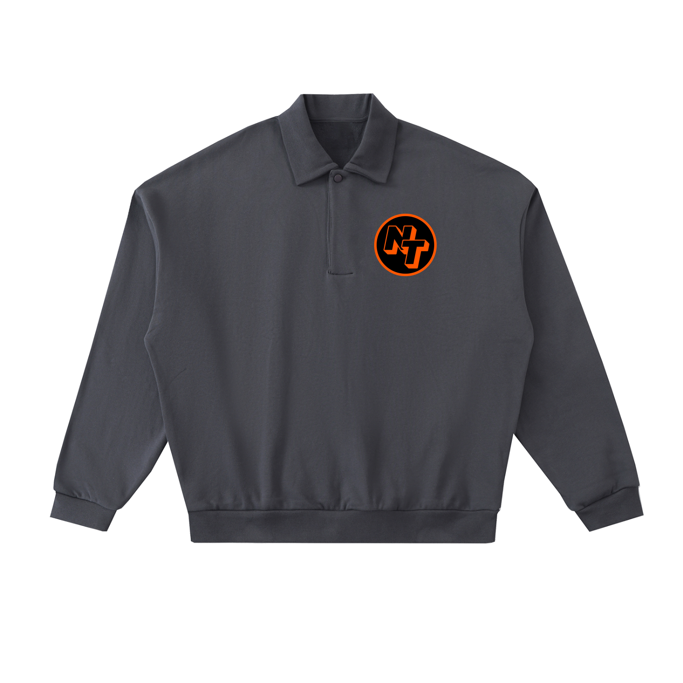 Heavyweight Fleece Polo Sweatshirt